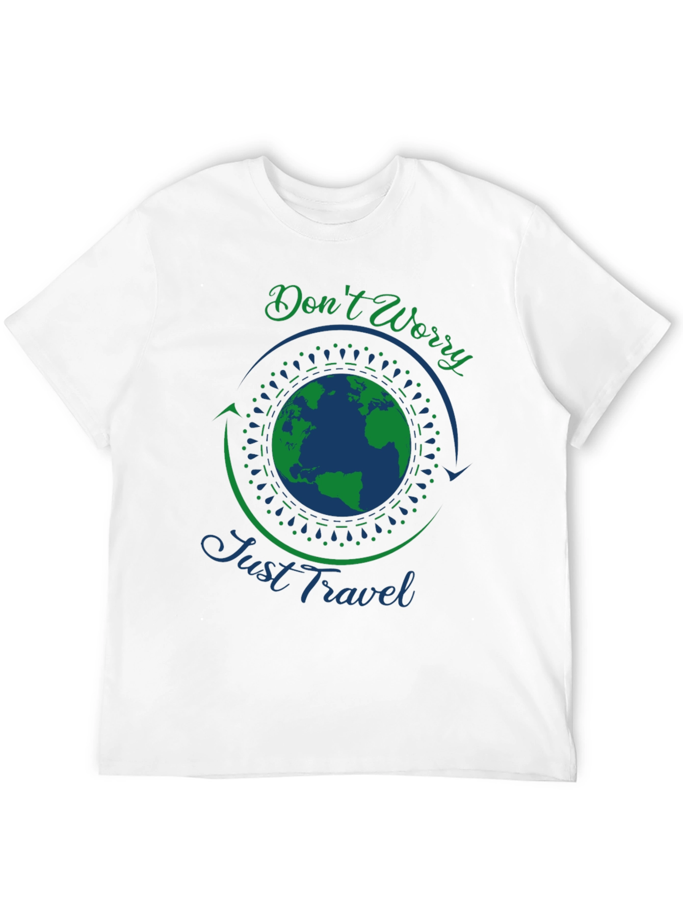 Dont Worry Just Travel Graphic T-Shirt