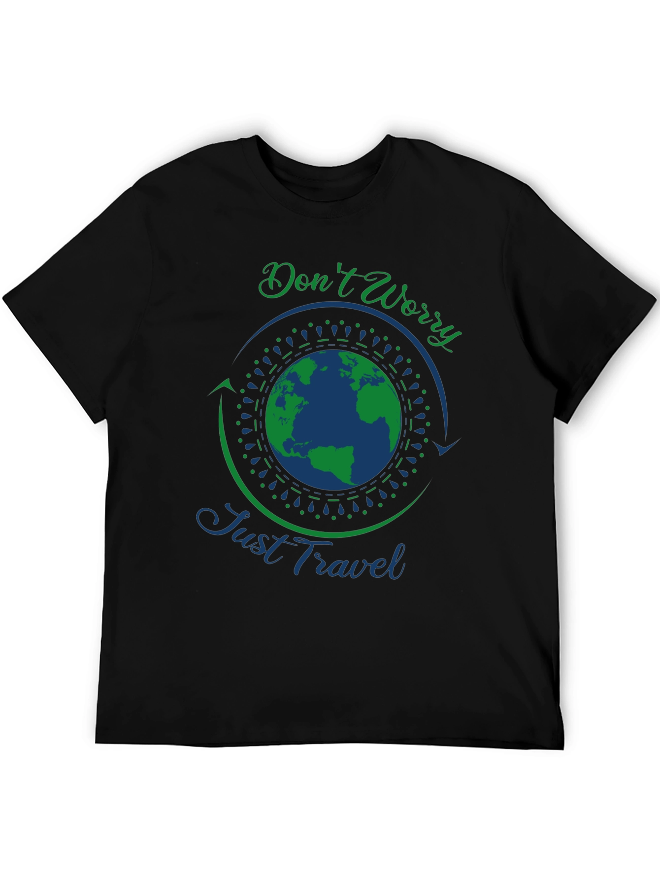 Dont Worry Just Travel Graphic T-Shirt