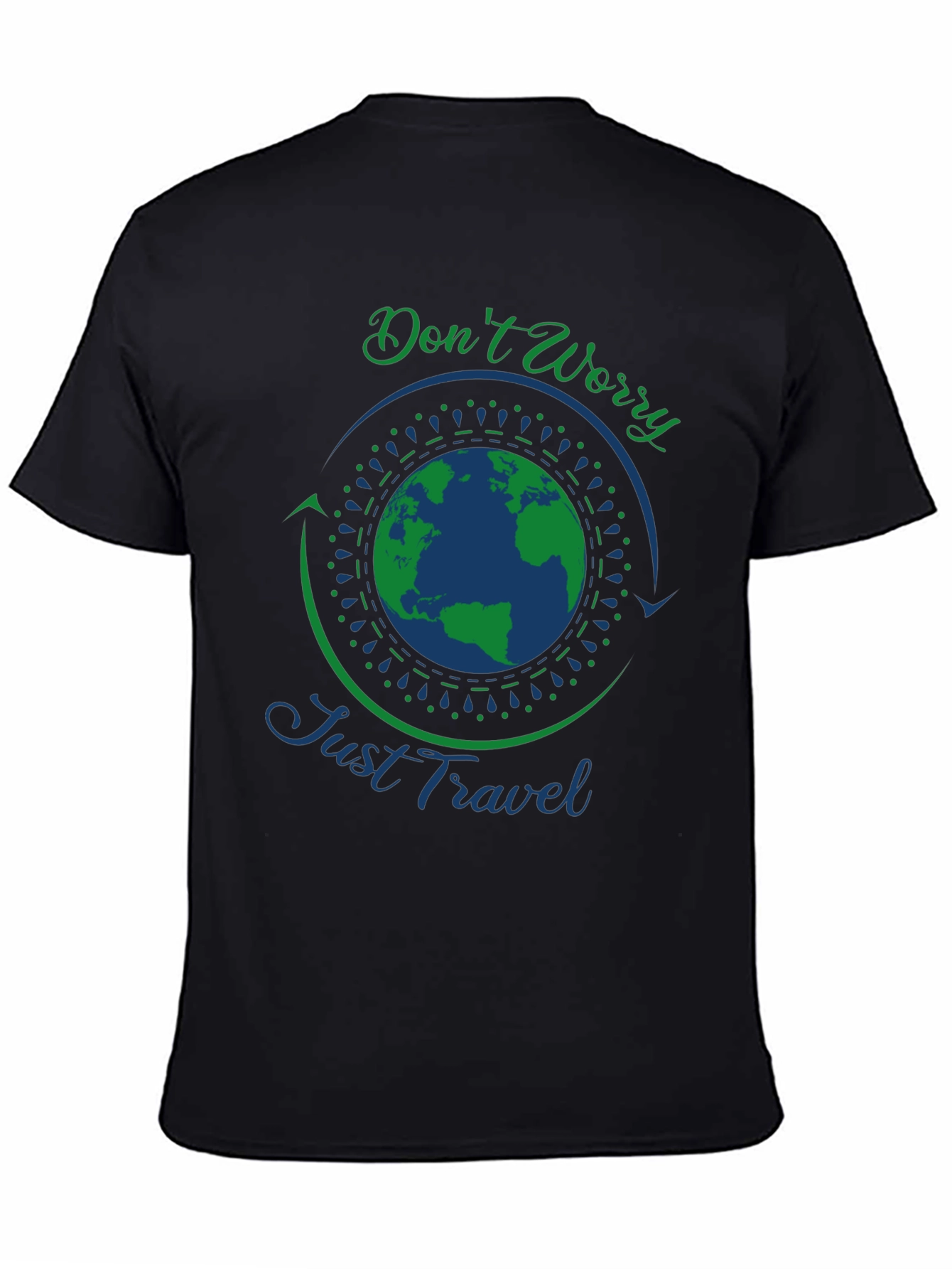 Dont Worry Just Travel Graphic T-Shirt