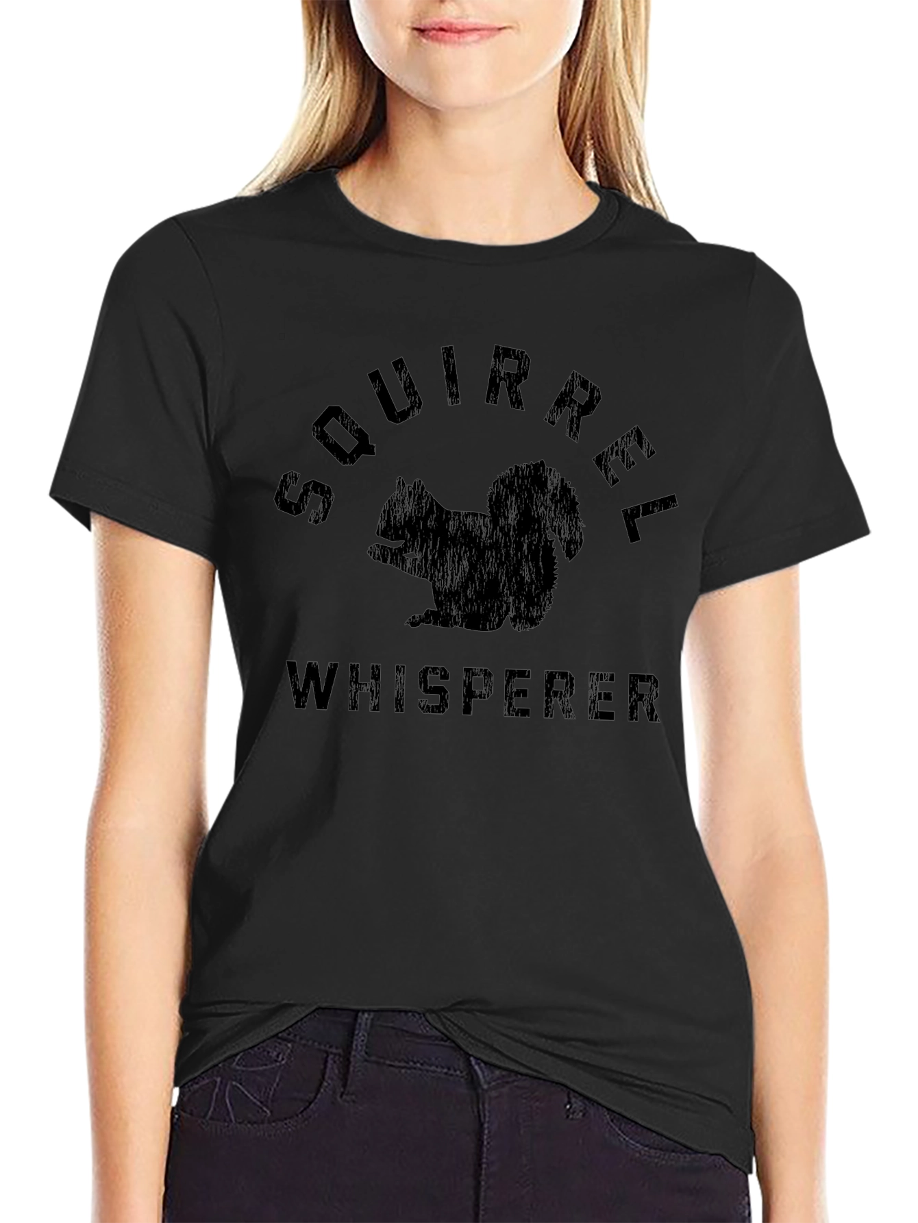 Squirrel Whisperer Graphic T-Shirt - Animal Lover Tee