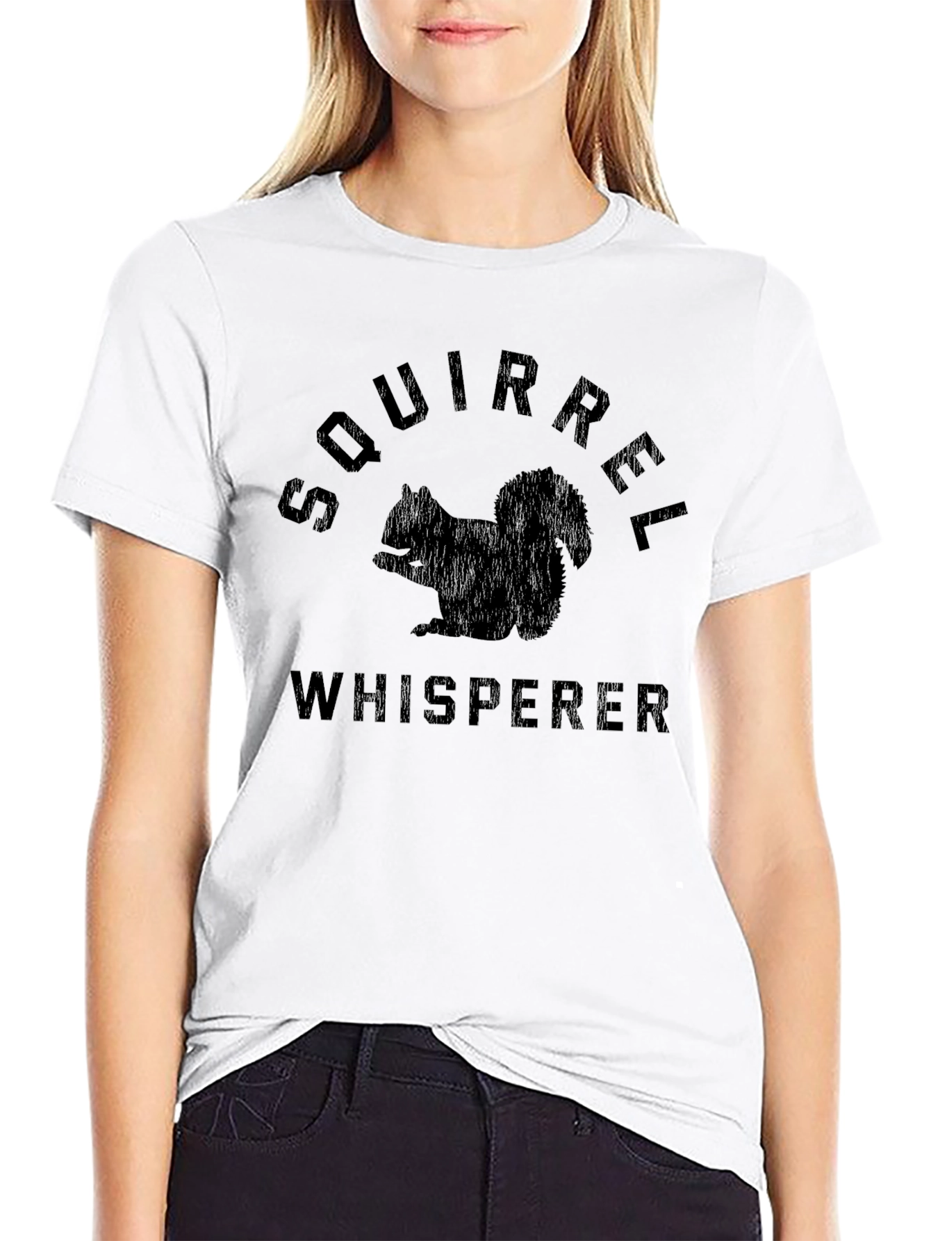 Squirrel Whisperer Graphic T-Shirt - Animal Lover Tee