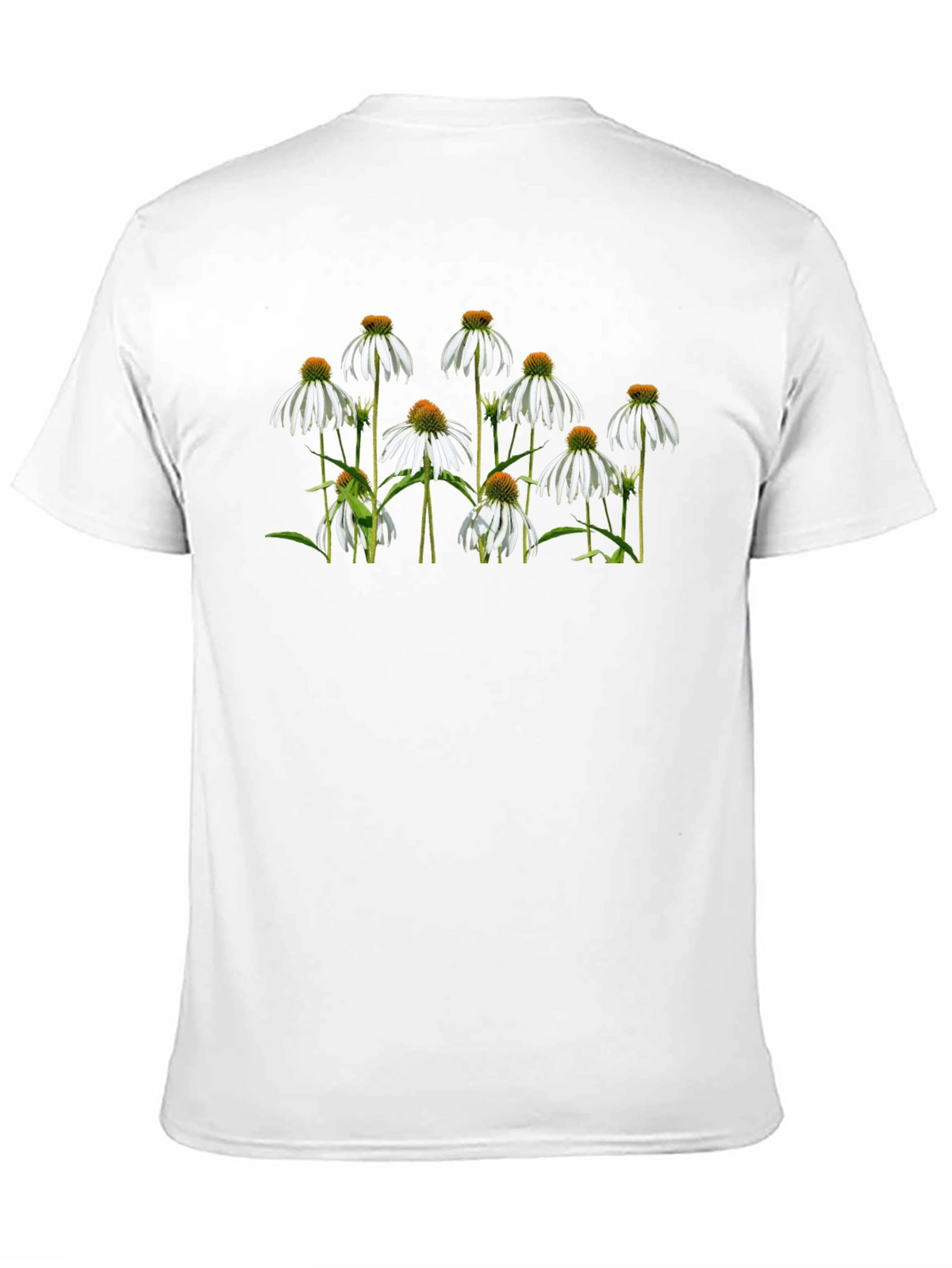 Floral Print Black T-Shirt: Elegant Style