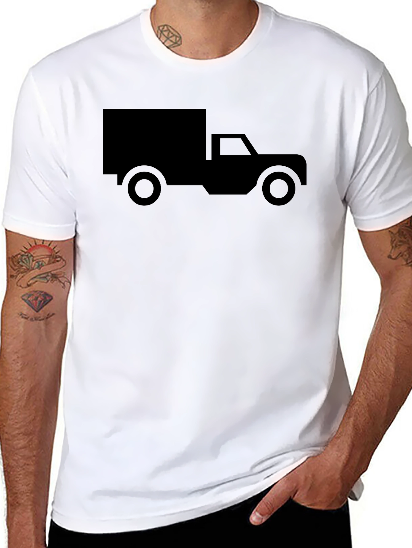 Truck Silhouette Graphic Tee