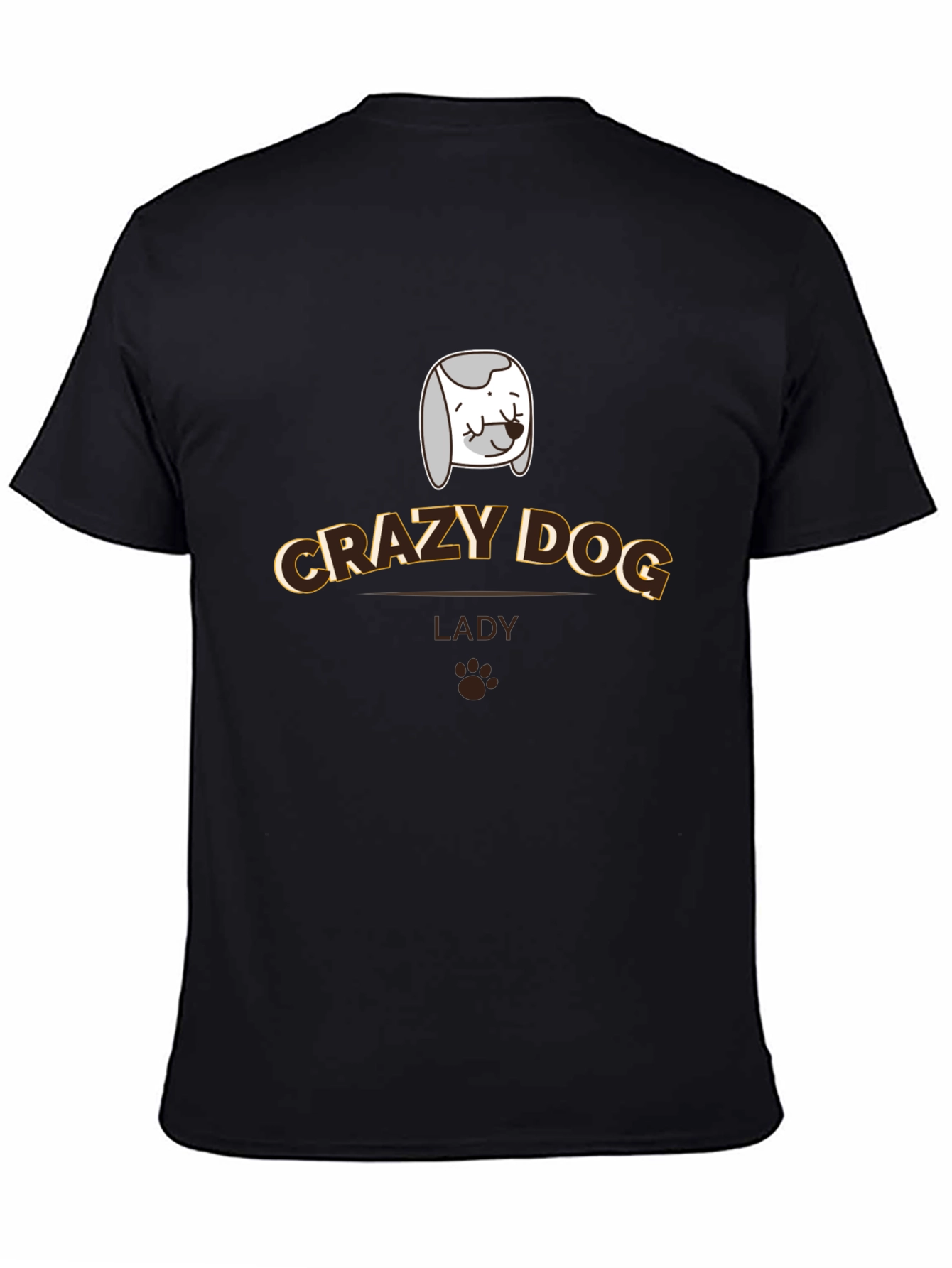 Crazy Dog Lady T-Shirt - Novelty Pet Lover Tee