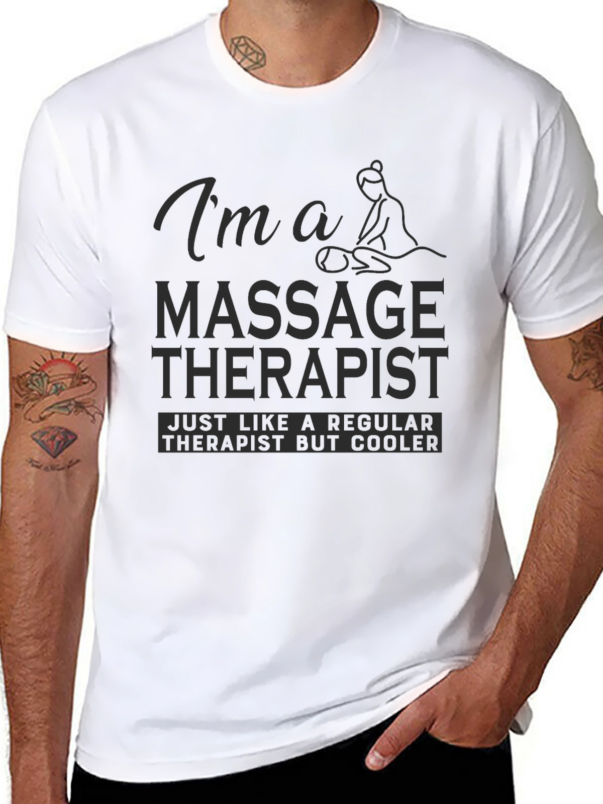 Massage Therapist Cool T-Shirt - Funny Gift