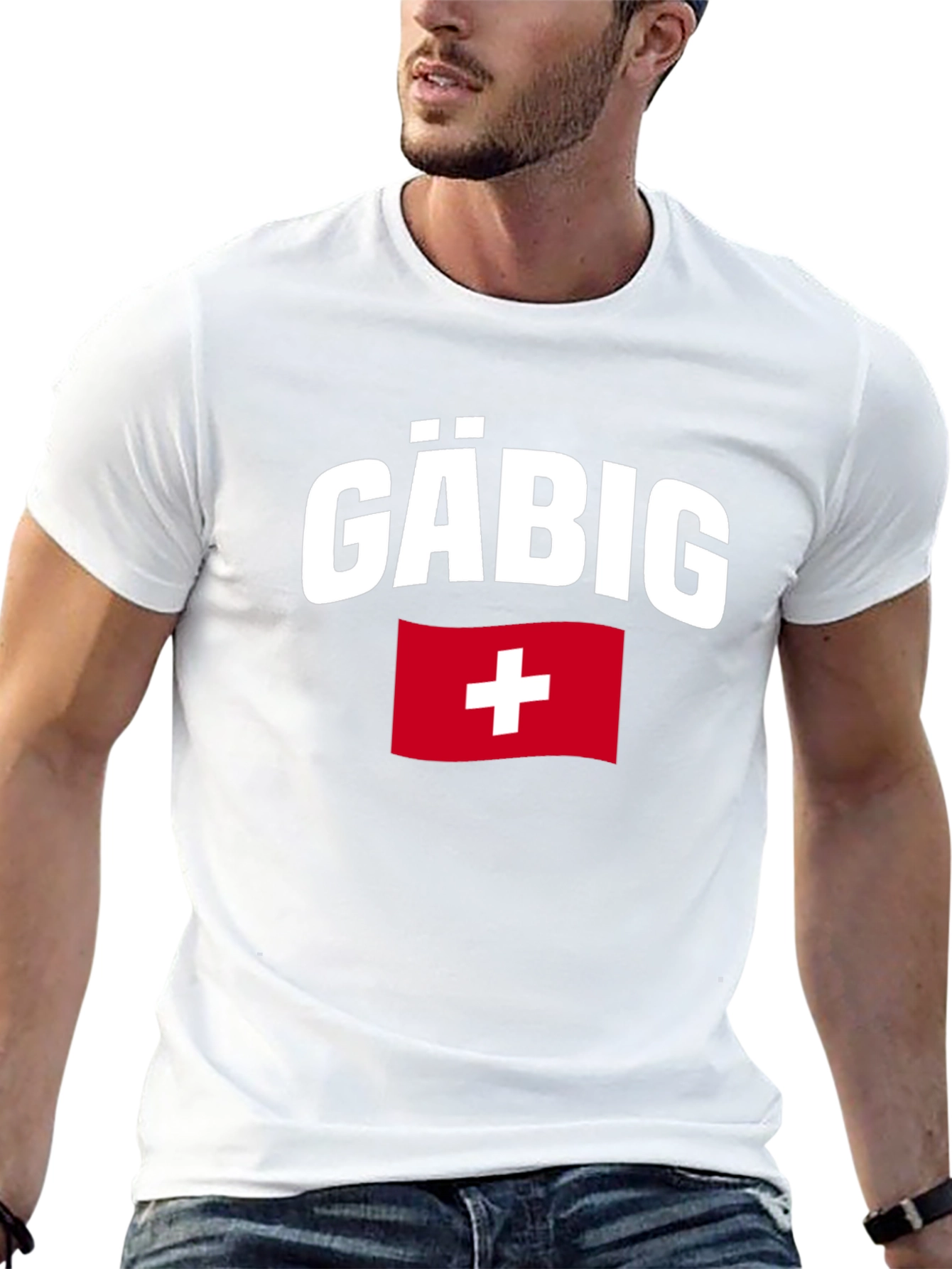 Gäbig Swiss Pride T-Shirt - Black Casual Wear
