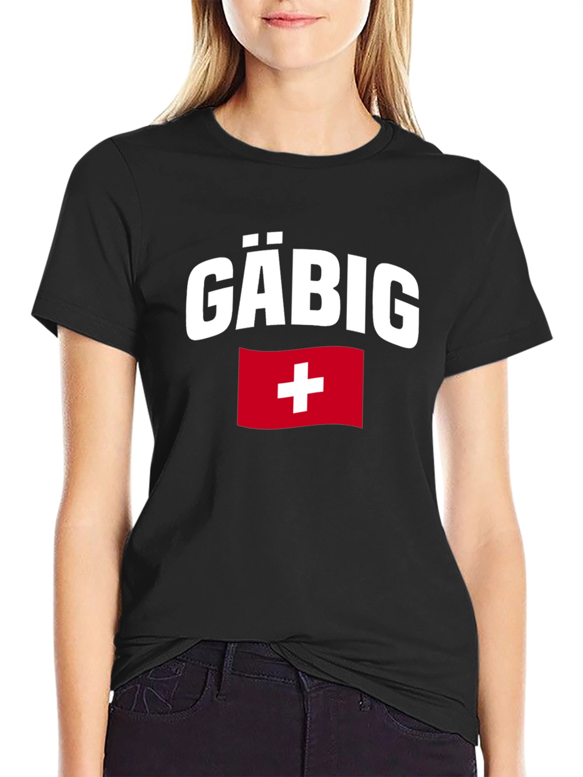Gäbig Swiss Pride T-Shirt - Black Casual Wear