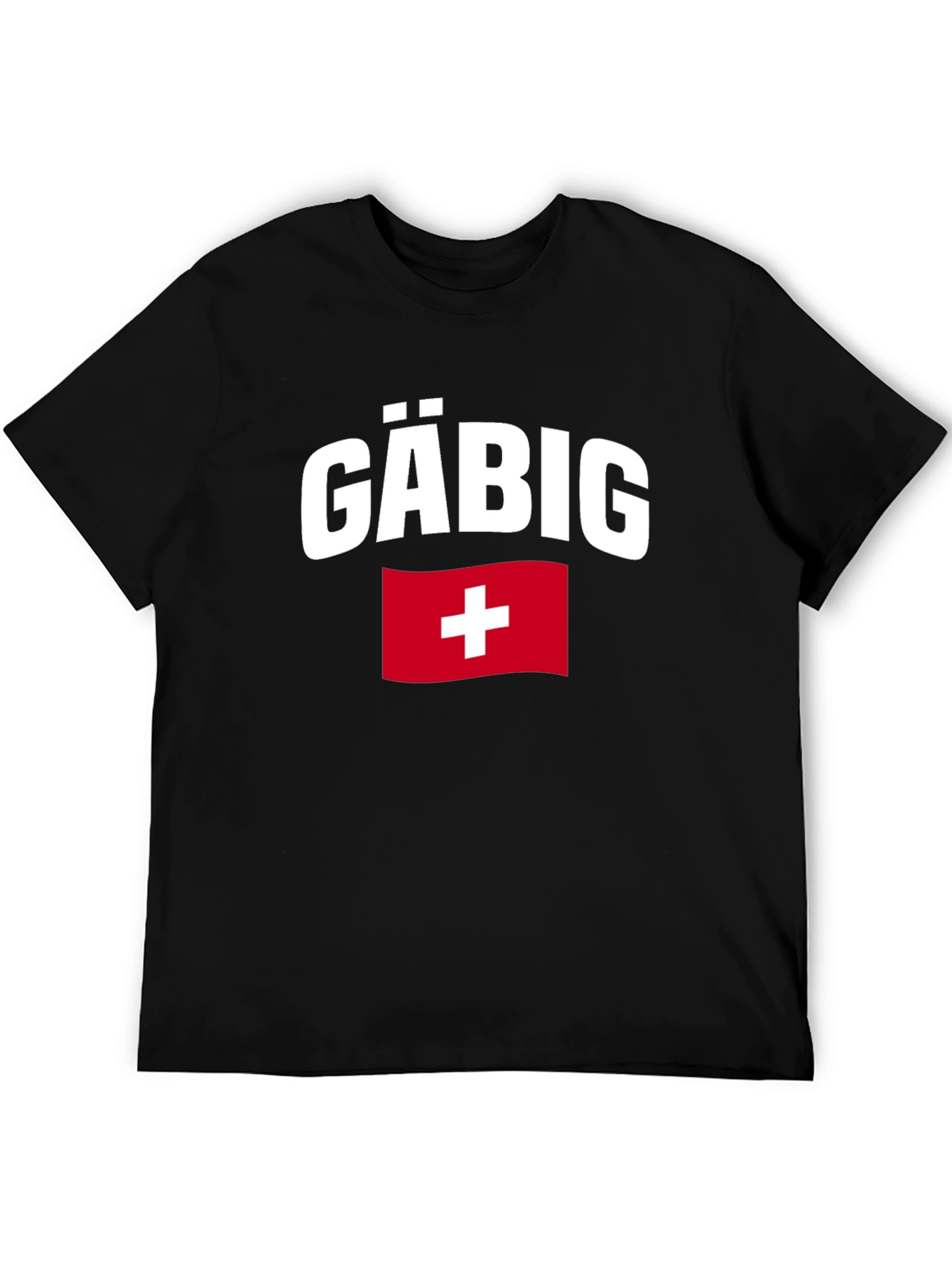 Gäbig Swiss Pride T-Shirt - Black Casual Wear