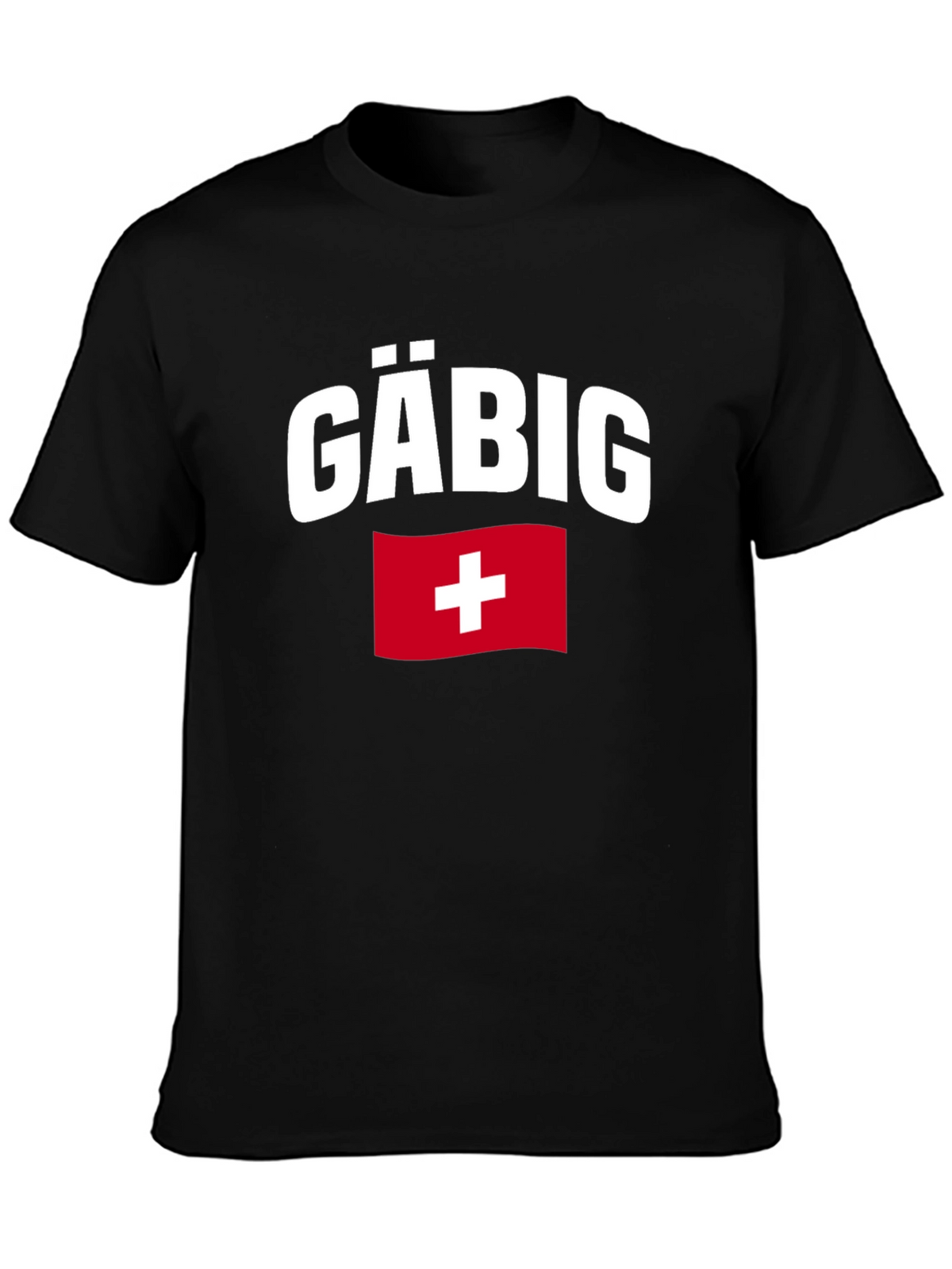 Gäbig Swiss Pride T-Shirt - Black Casual Wear
