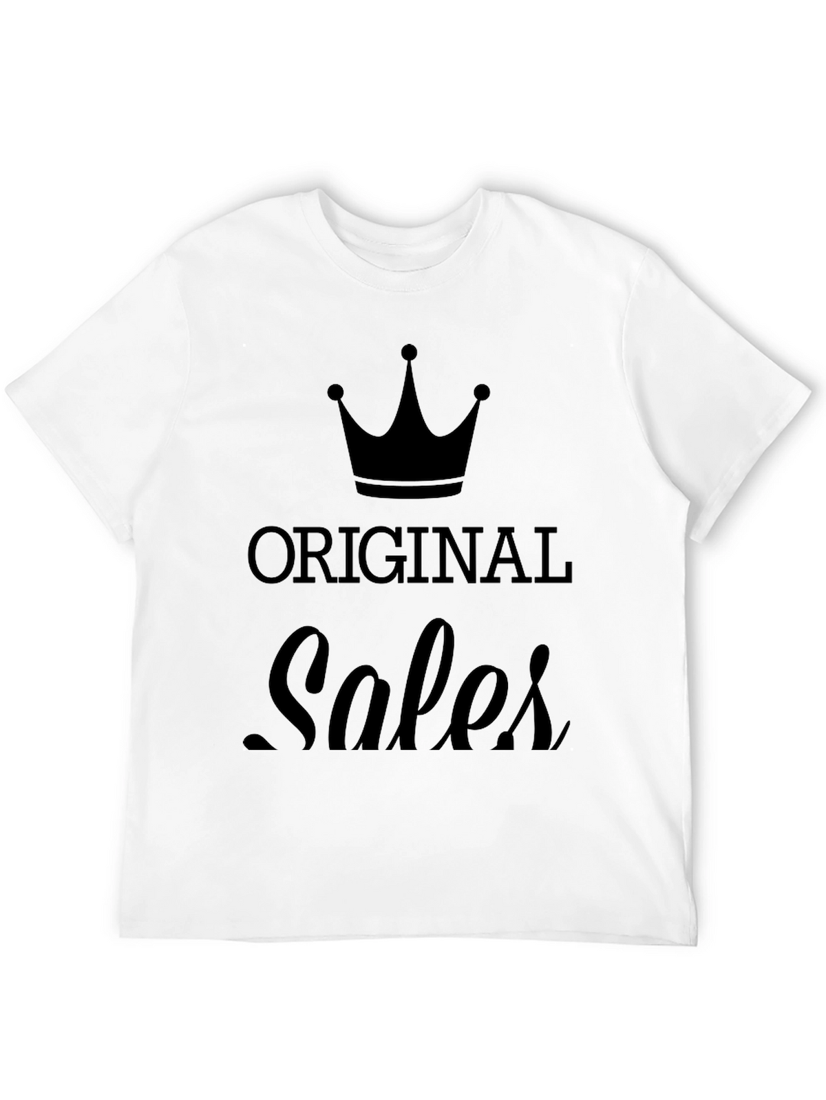 Original Sales Crown Black T-Shirt