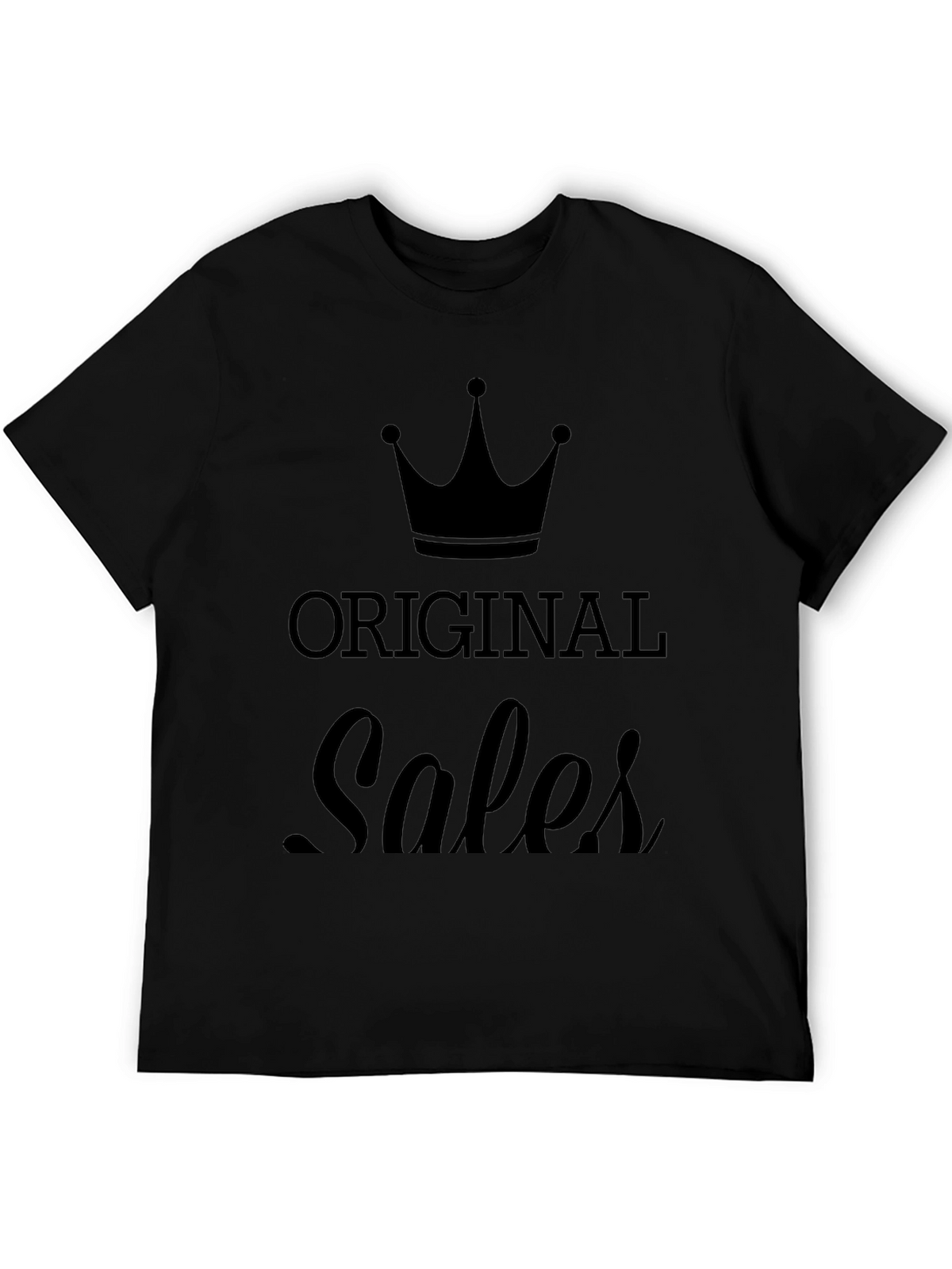 Original Sales Crown Black T-Shirt