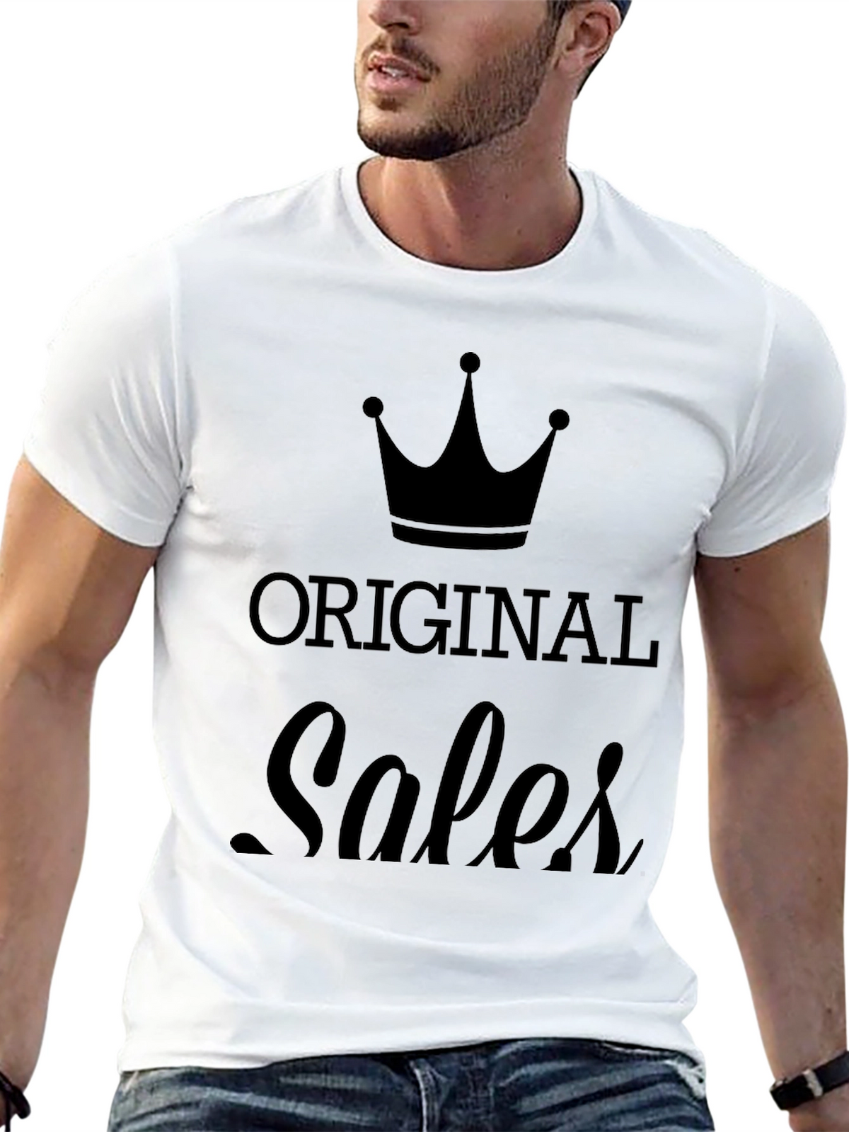 Original Sales Crown Black T-Shirt
