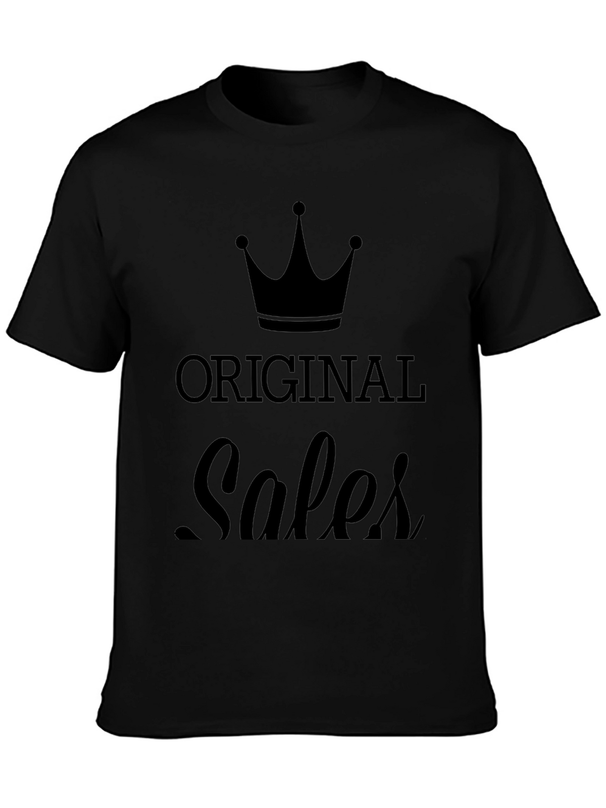 Original Sales Crown Black T-Shirt