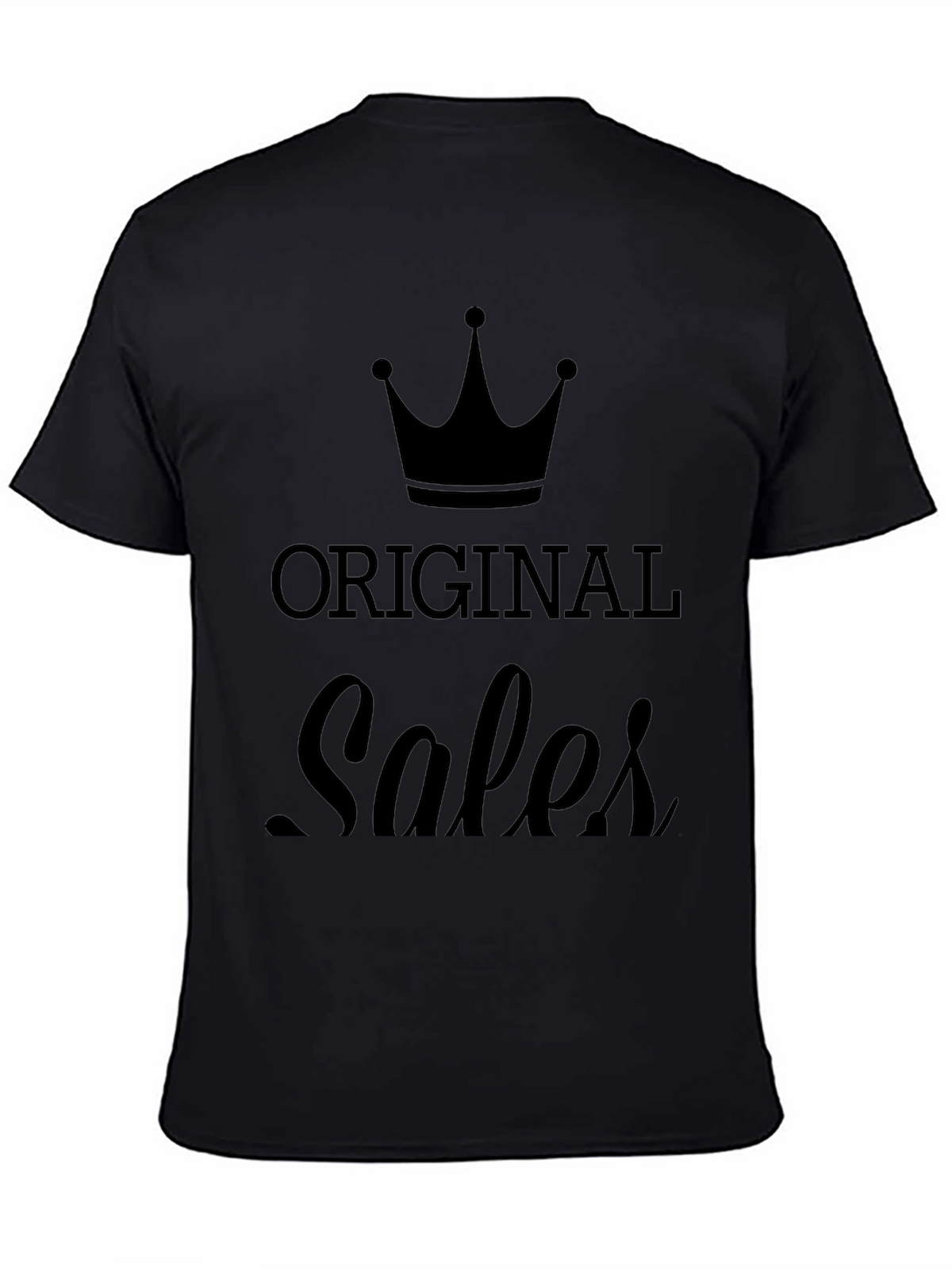 Original Sales Crown Black T-Shirt