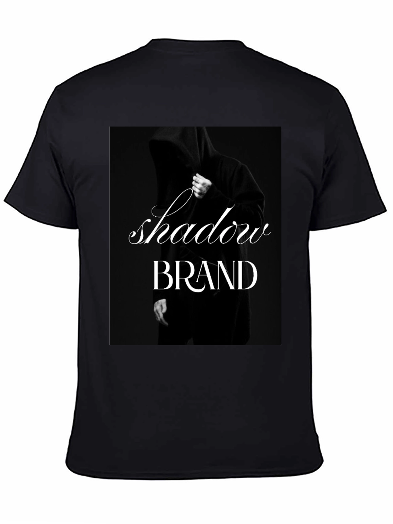 Shadow Brand Black Graphic T-Shirt