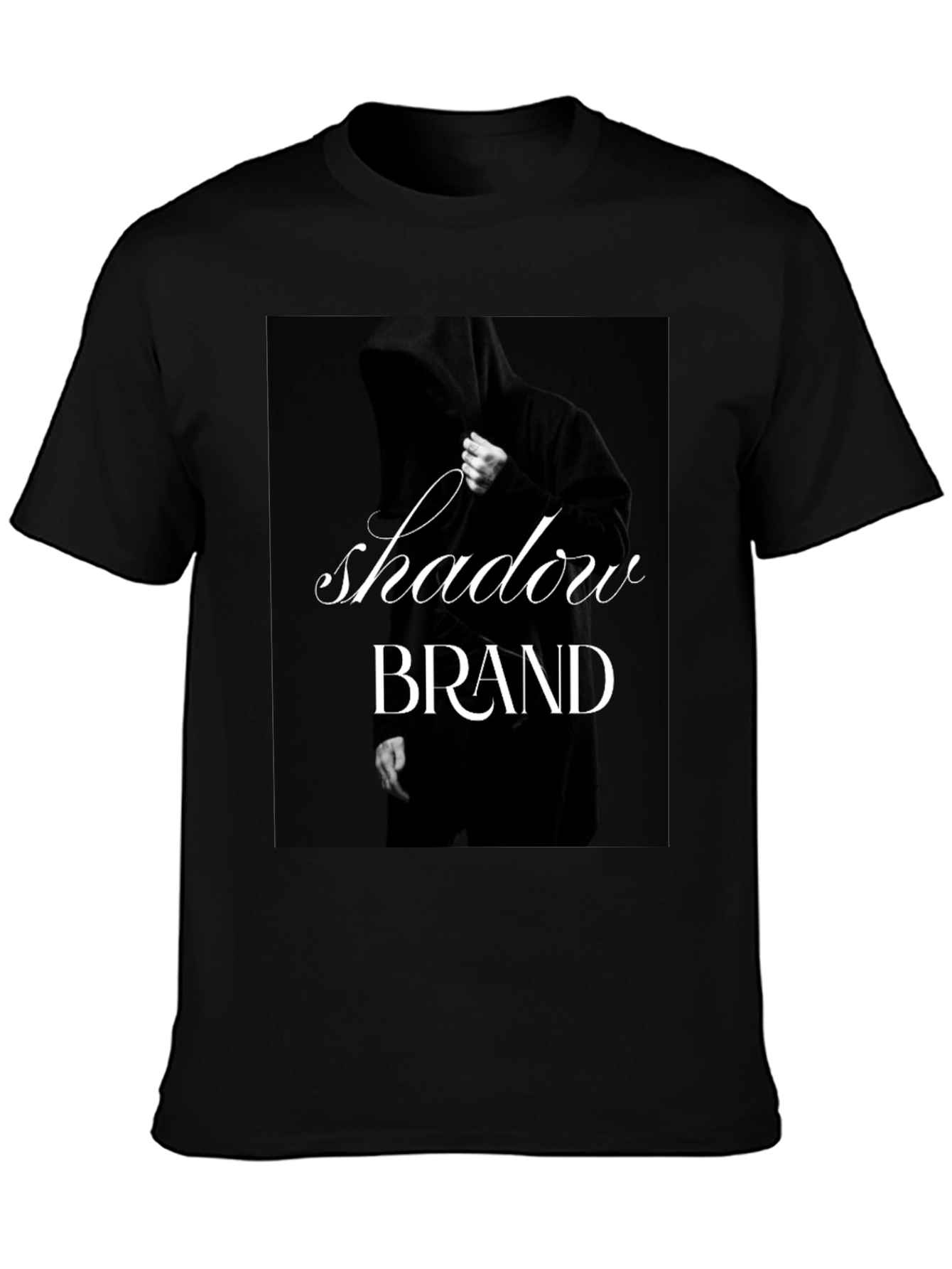 Shadow Brand Black Graphic T-Shirt