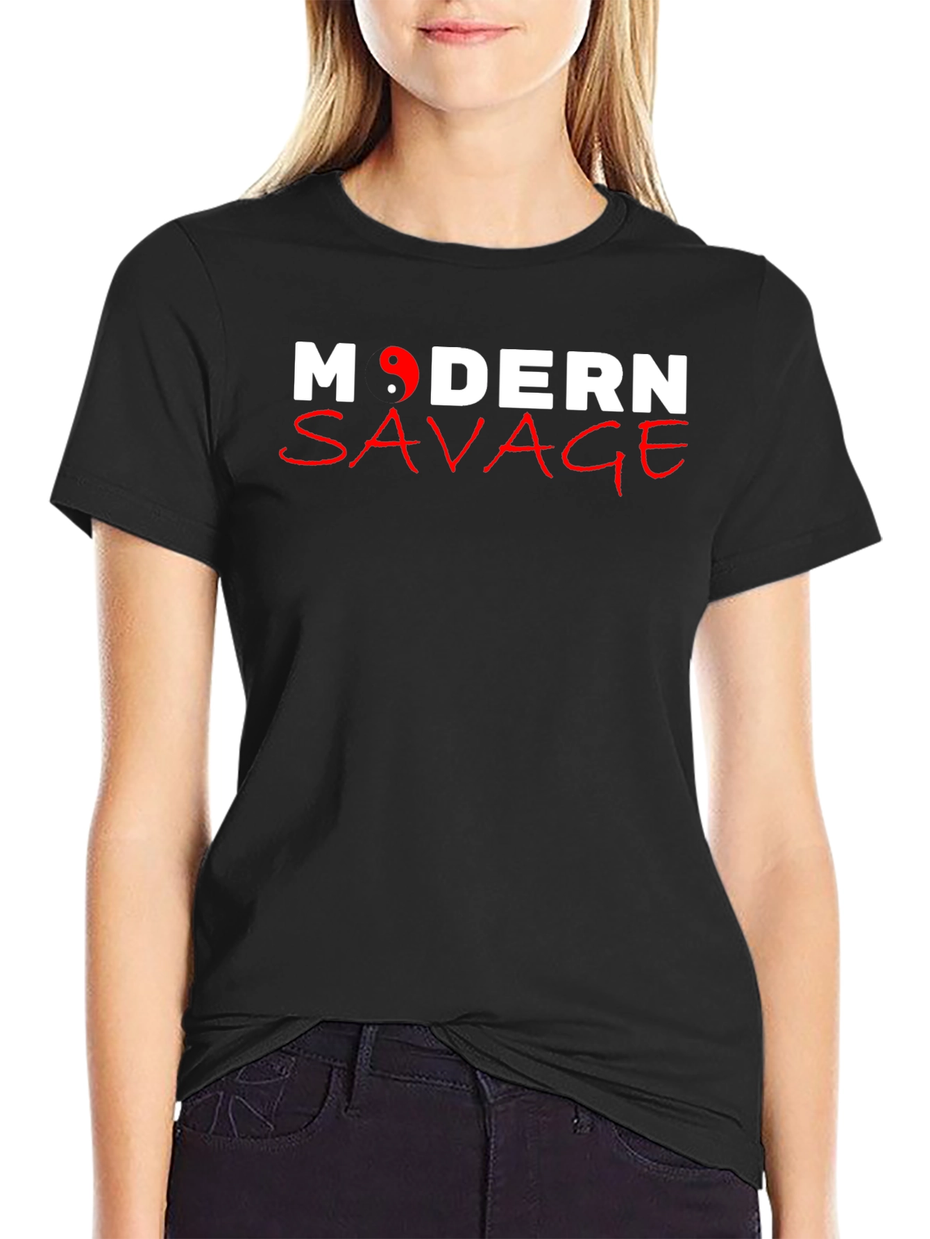 Modern Savage Graphic Tee - Stylish Comfort