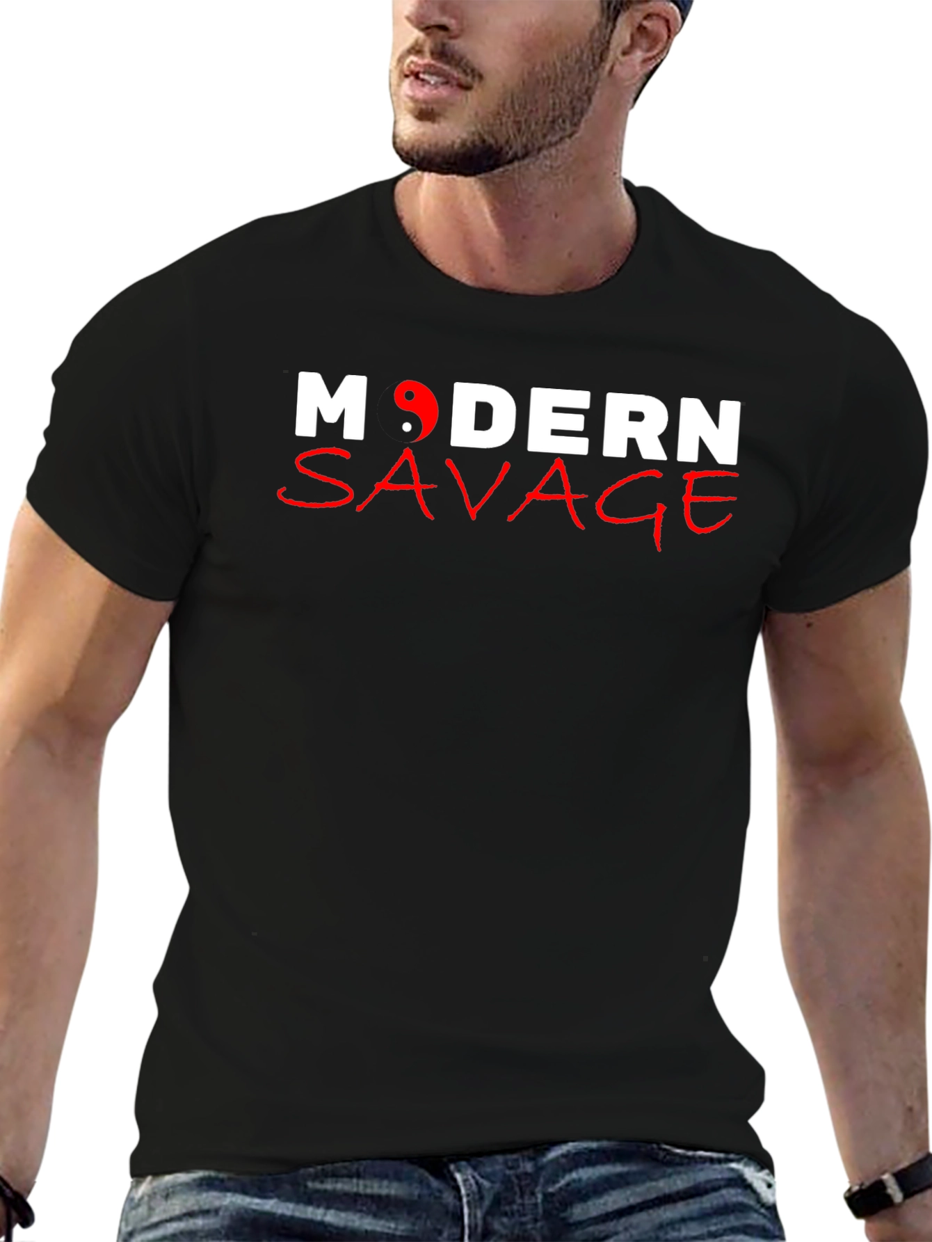 Modern Savage Graphic Tee - Stylish Comfort
