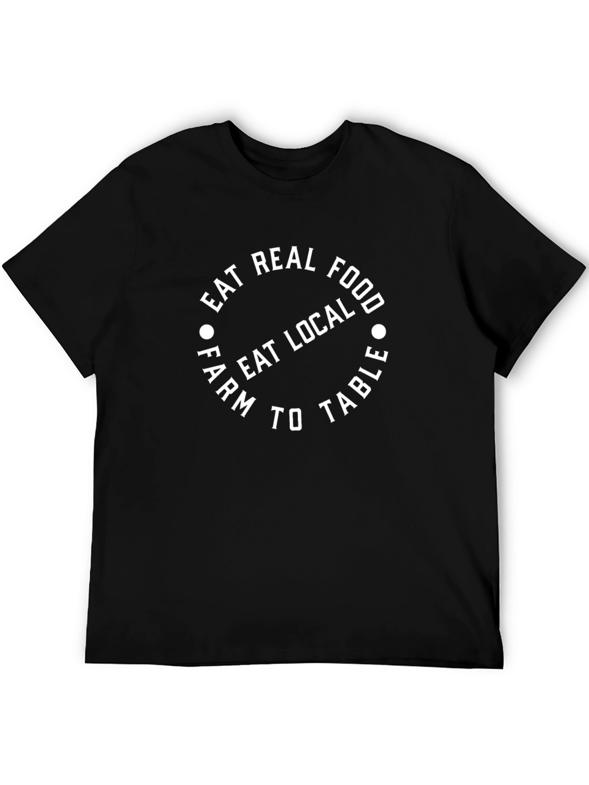 Eat Real Food Farm to Table Graphic Tee