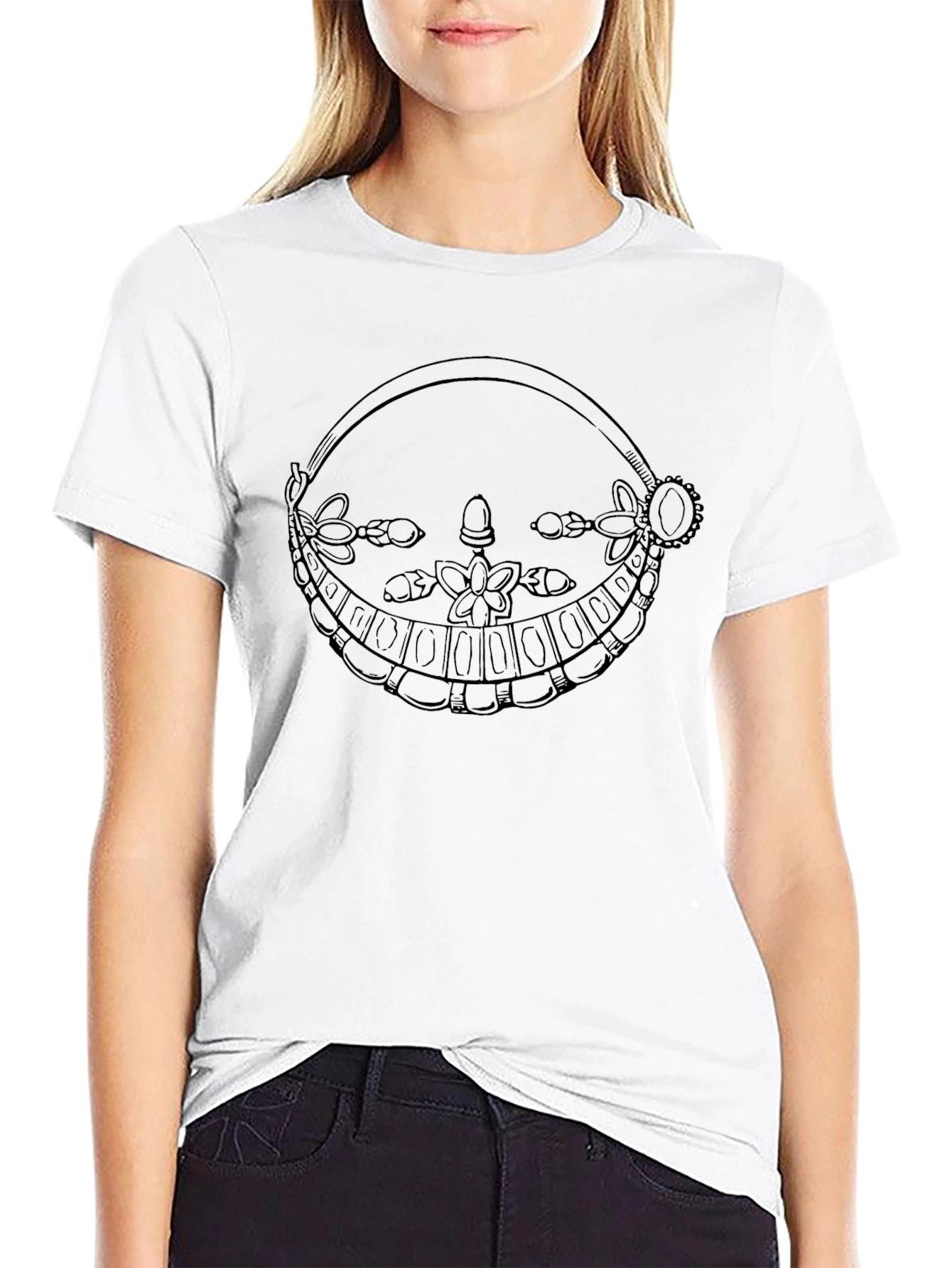 Unique Graphic Black T-Shirt