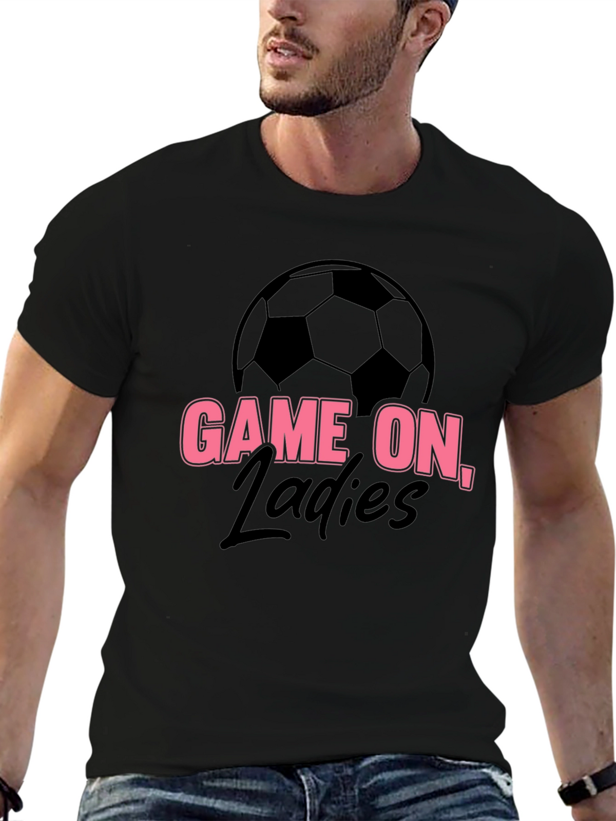 Game On Ladies! Soccer Graphic Tee