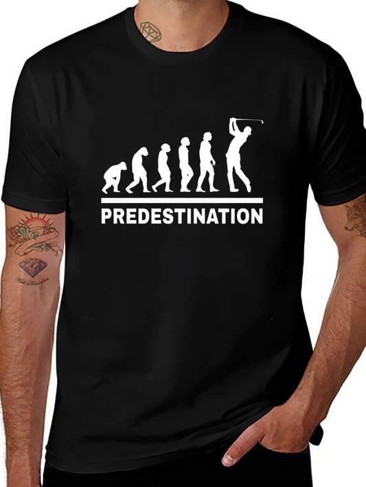 Predestination Golf Evolution Black T-Shirt