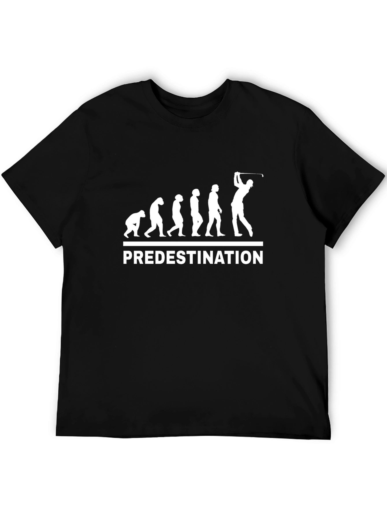 Predestination Golf Evolution Black T-Shirt