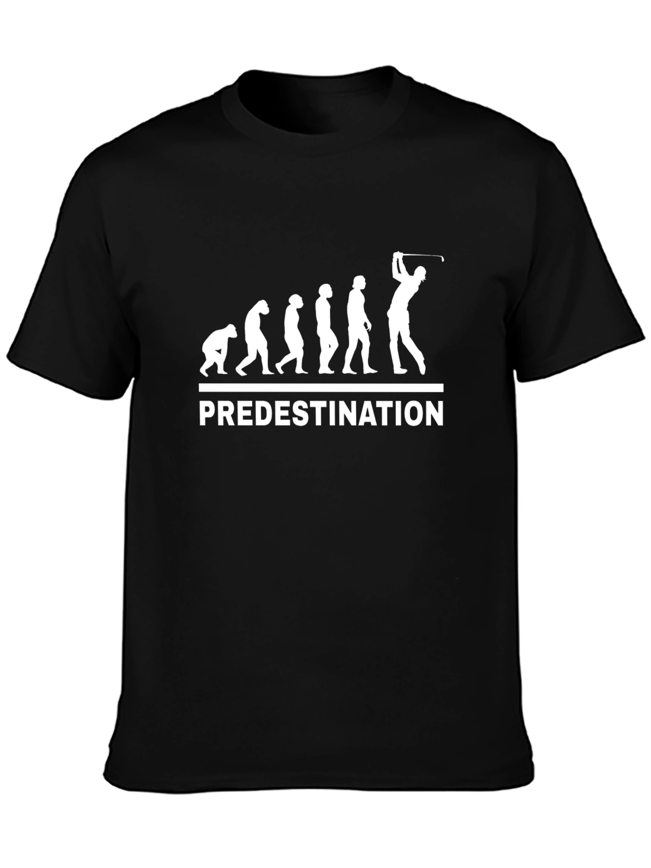 Predestination Golf Evolution Black T-Shirt