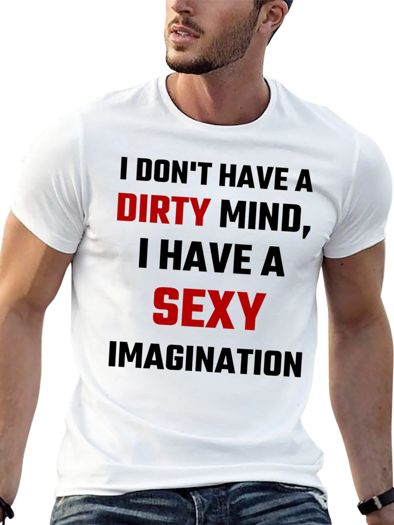 Dirty Mind Sexy Imagination Graphic Tee