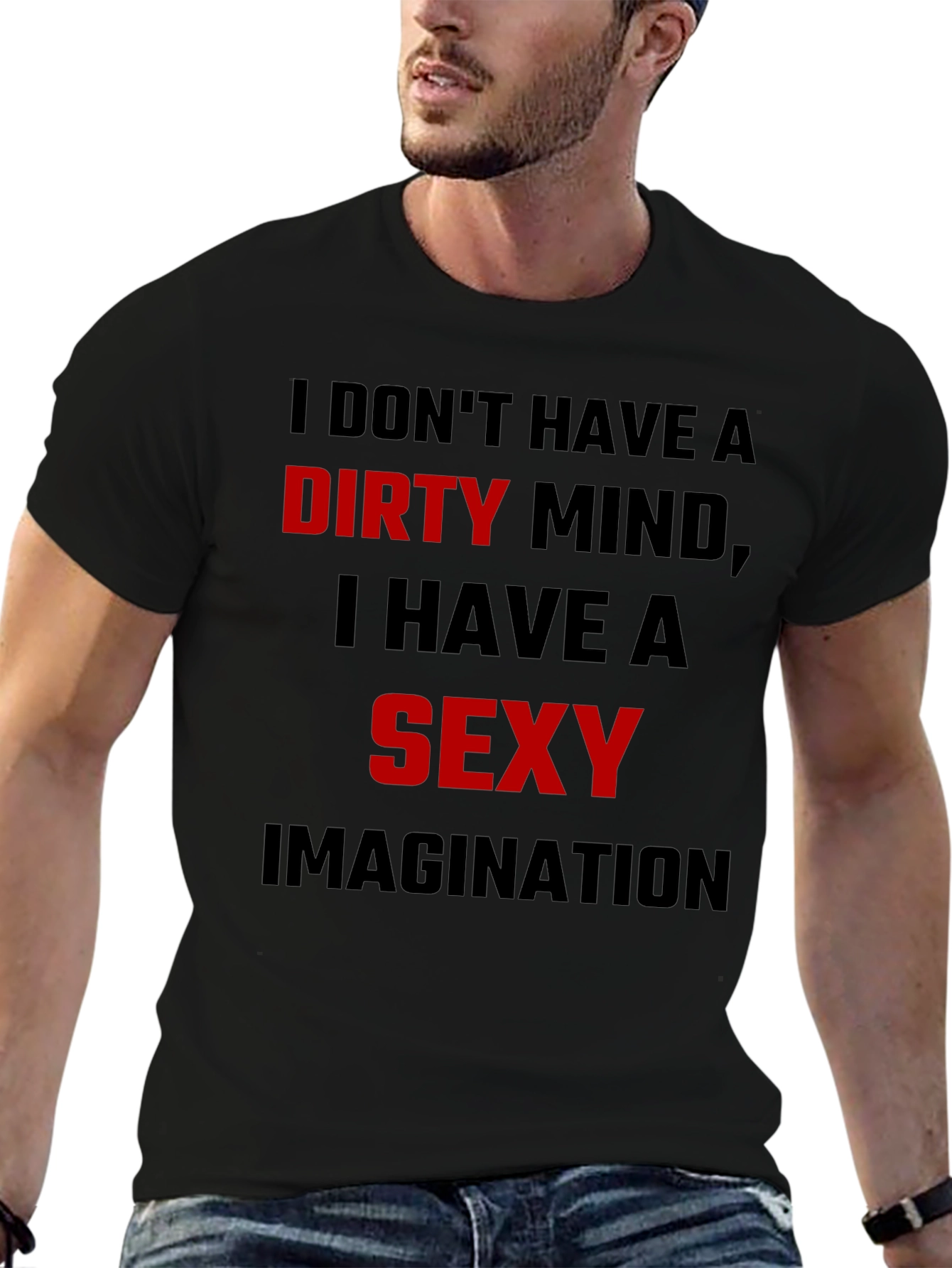 Dirty Mind Sexy Imagination Graphic Tee