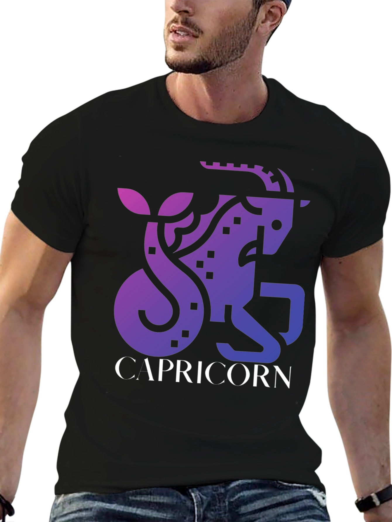 Capricorn Zodiac Graphic T-Shirt