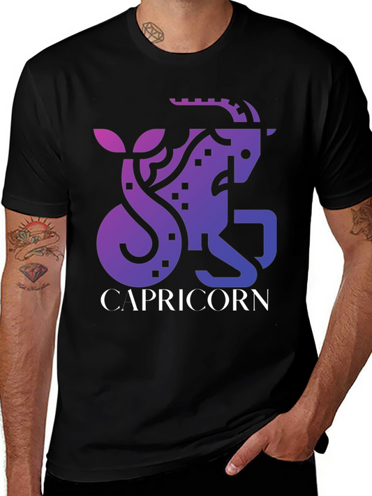 Capricorn Zodiac Graphic T-Shirt
