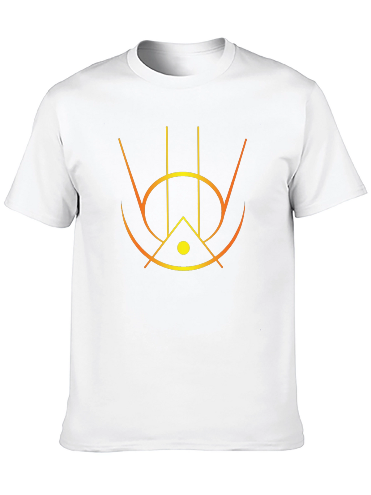 Geometric Symbol Black Tee - Modern & Stylish