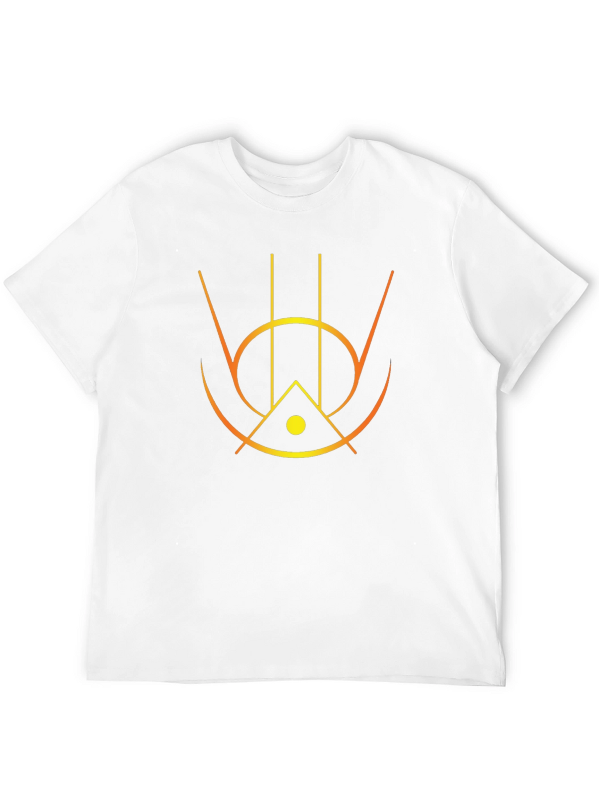 Geometric Symbol Black Tee - Modern & Stylish