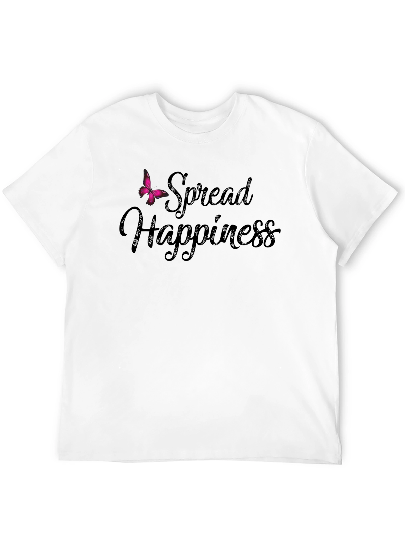 Spread Happiness Graphic T-Shirt