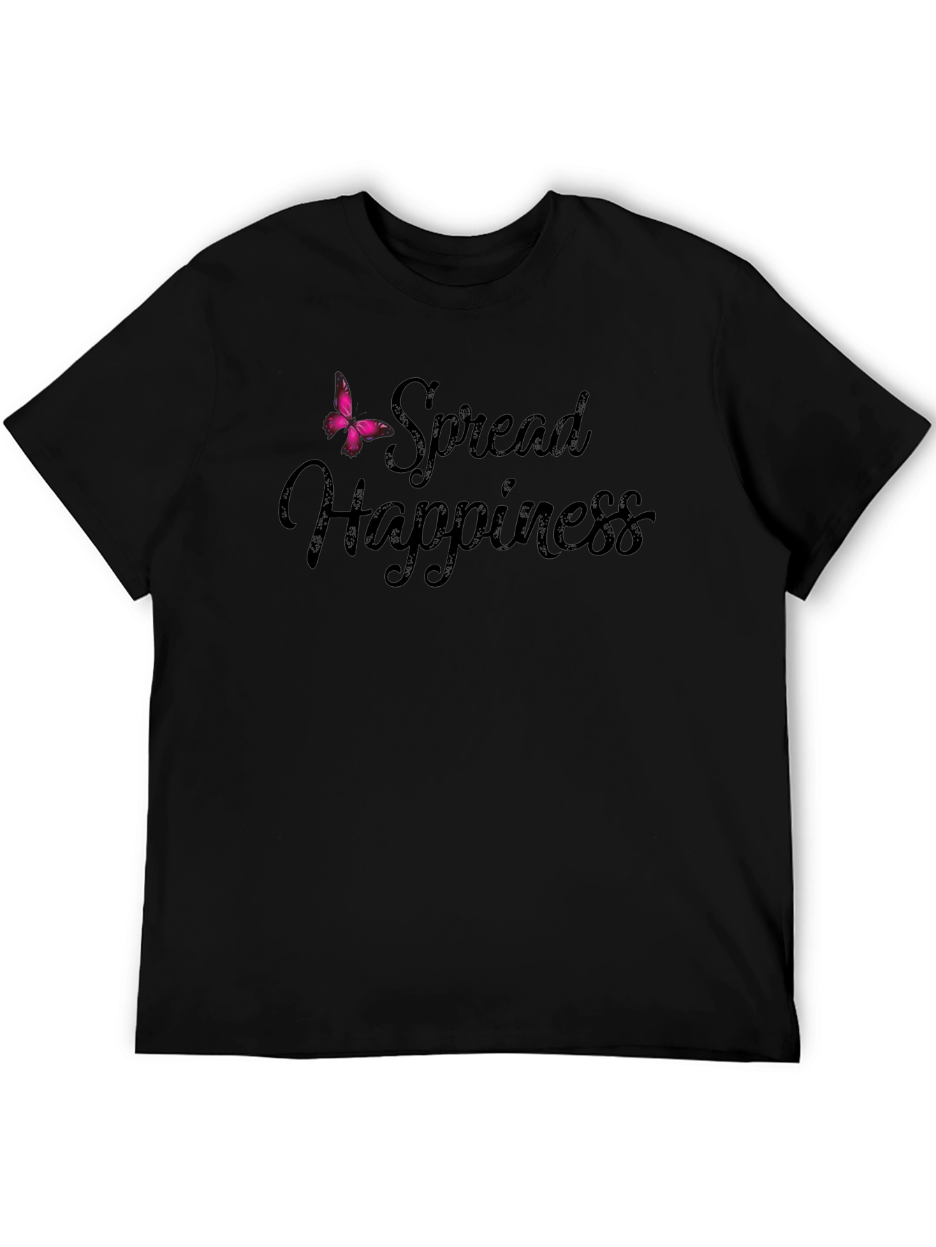 Spread Happiness Graphic T-Shirt