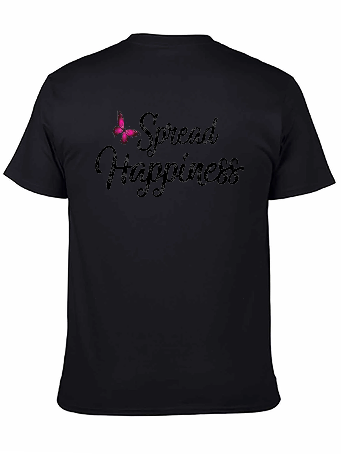 Spread Happiness Graphic T-Shirt