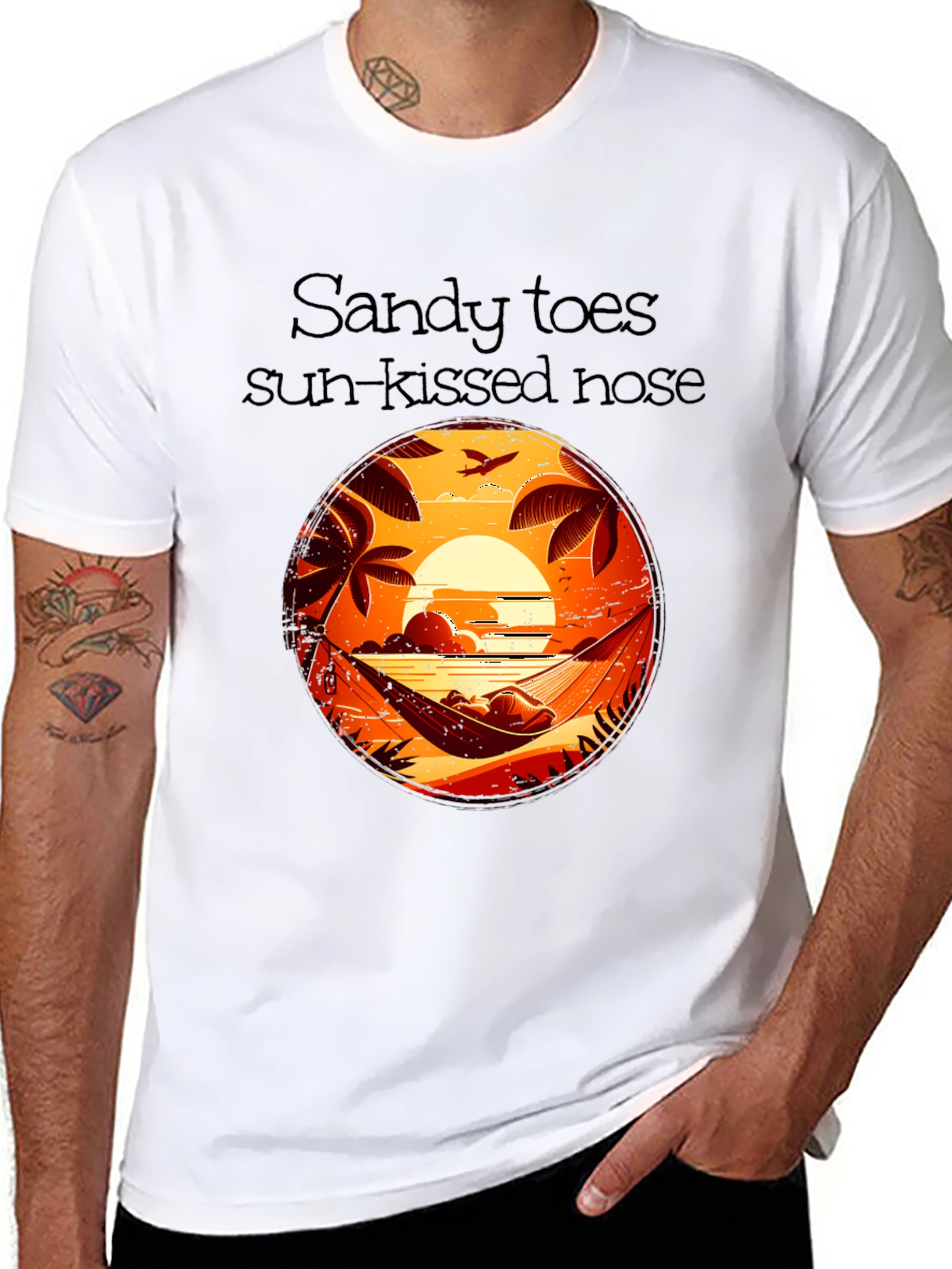 Sandy Toes Sun-Kissed Nose Graphic Tee
