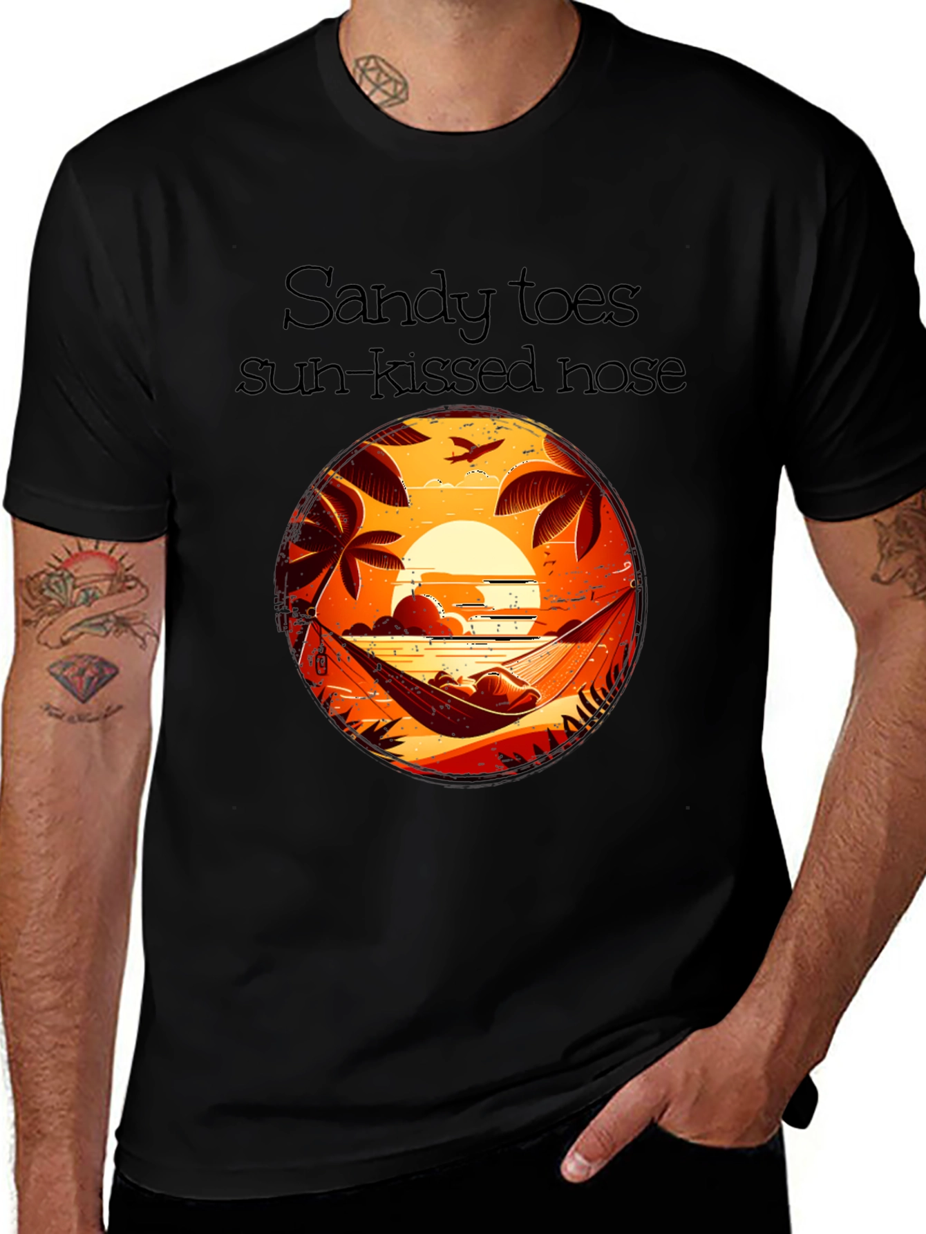 Sandy Toes Sun-Kissed Nose Graphic Tee