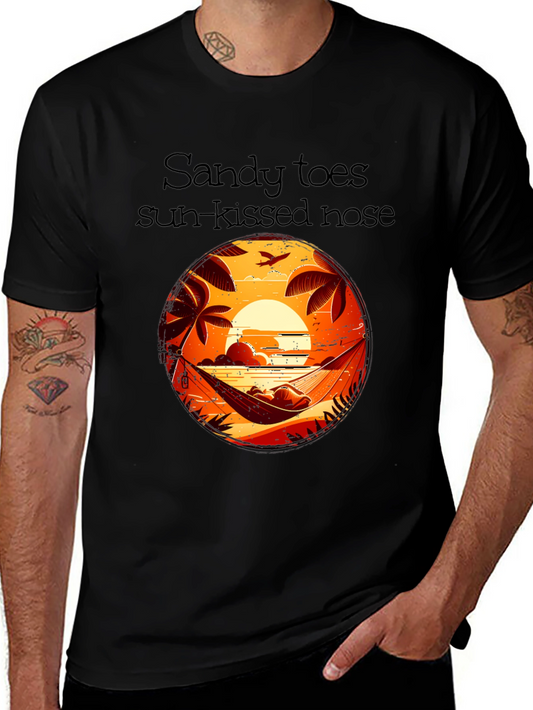 Sandy Toes Sun-Kissed Nose Graphic Tee