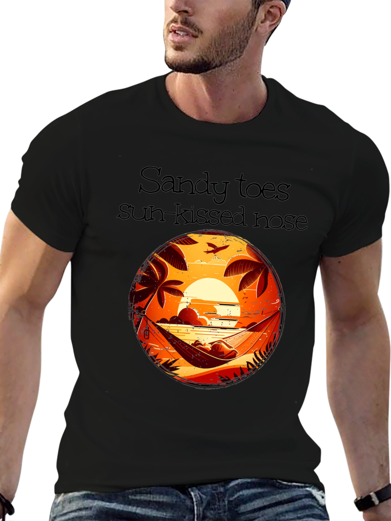 Sandy Toes Sun-Kissed Nose Graphic Tee