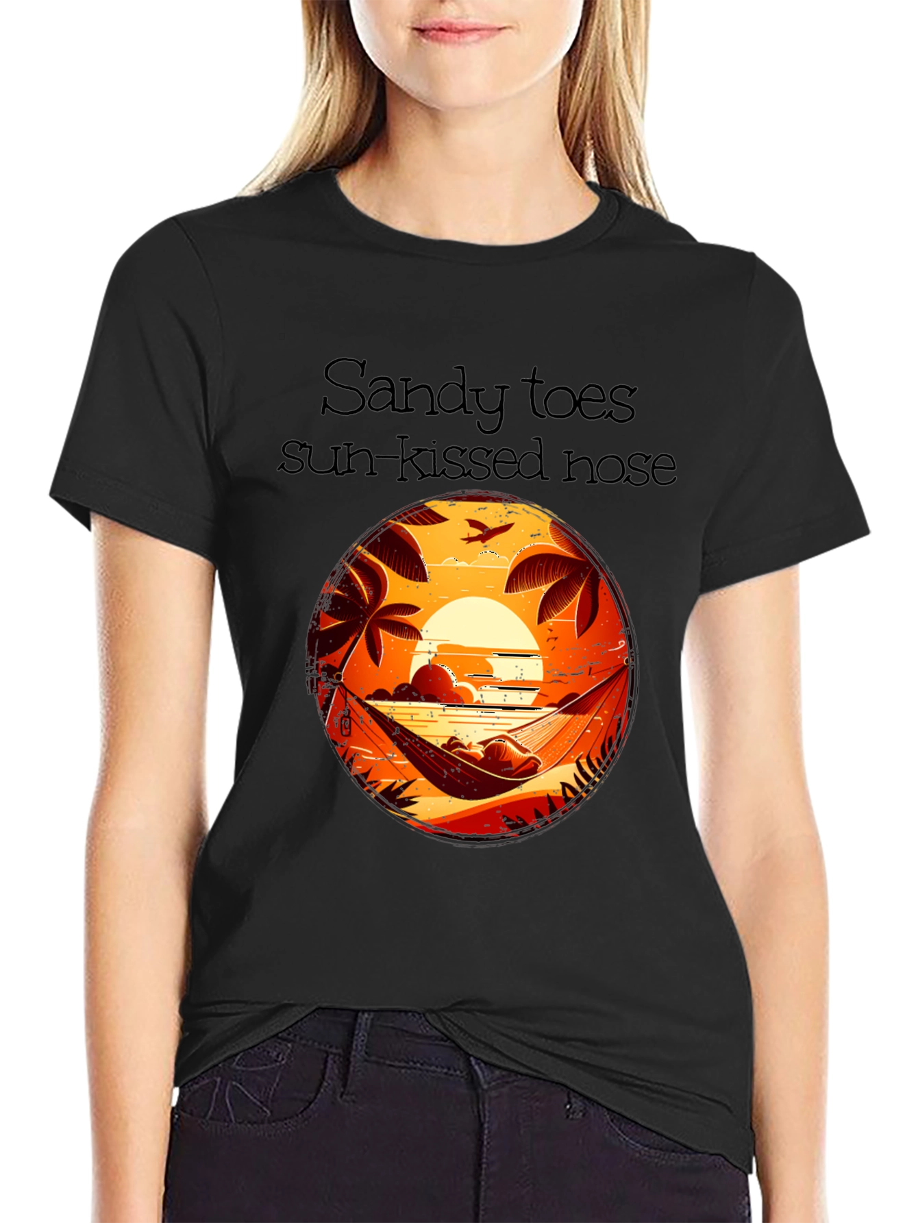 Sandy Toes Sun-Kissed Nose Graphic Tee