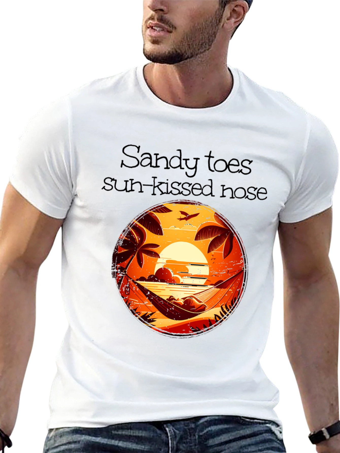 Sandy Toes Sun-Kissed Nose Graphic Tee