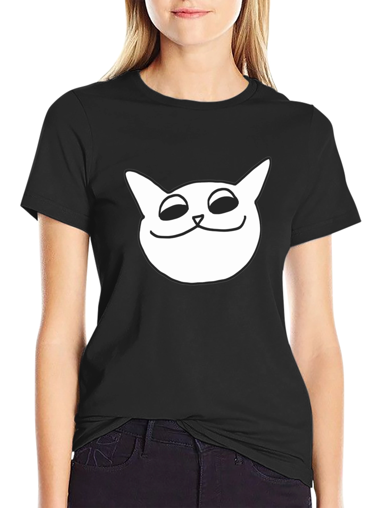 Cool Cat Tee - Graphic Black T-Shirt