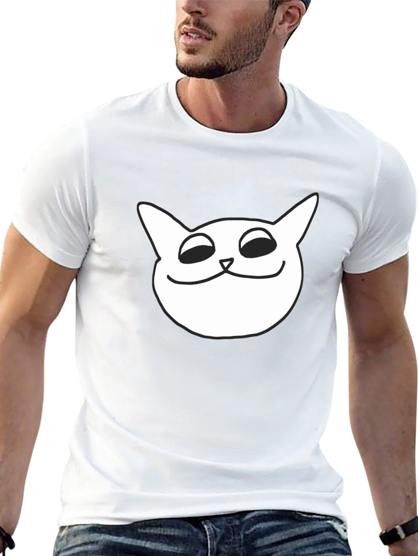 Cool Cat Tee - Graphic Black T-Shirt