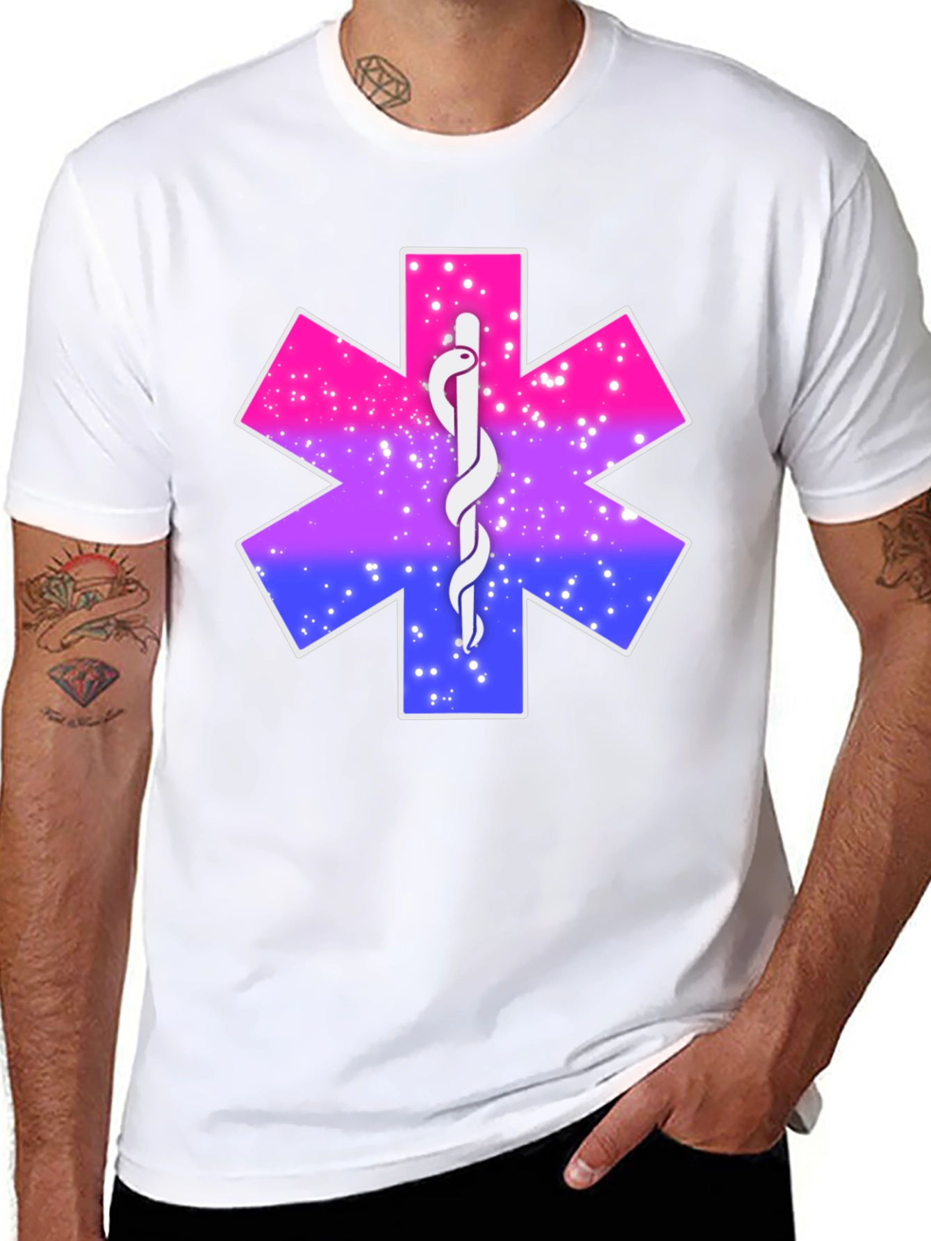 Bisexual EMT Star of Life T-Shirt