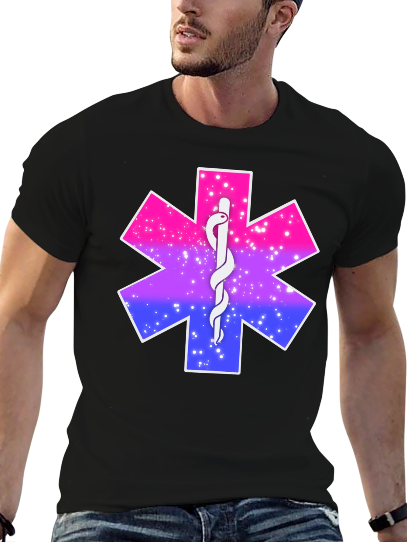 Bisexual EMT Star of Life T-Shirt