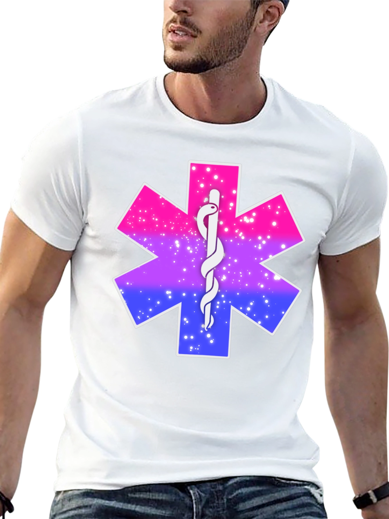Bisexual EMT Star of Life T-Shirt