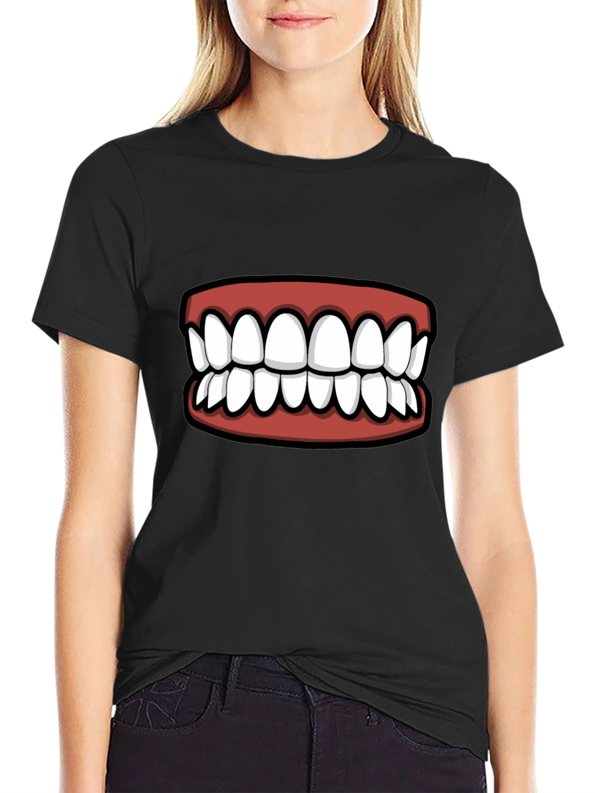 Funny Teeth Graphic T-Shirt - Statement Tee