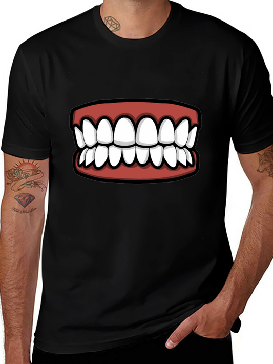 Funny Teeth Graphic T-Shirt - Statement Tee